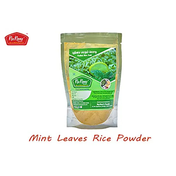 NaNees Foods Mint Leaves Puthina Rice Powder-1